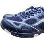 Hundred Raze pro Badminton shoes Colour Navy Blue White Red