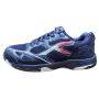 Hundred Raze pro Badminton shoes Colour Navy Blue White Red