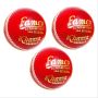 Khanna Famex Leather Cricket Ball 3 Ball Set