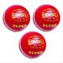 Khanna Winsrex Super Leather Cricket Ball 3 Ball Set