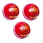 Khanna Aerospex Super Leather Cricket Ball 3 Ball Set