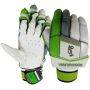 Kookaburra Kahuna 1200 Batting Gloves White Green and Grey