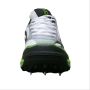 Kookaburra Pro 1200 Full Spike Cricket Shoes White and Green