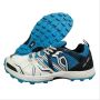 Kookaburra Pro 1500 Rubber Stud Cricket Shoes White and Blue