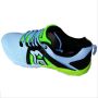 Kookaburra KCS 1500 Rubber Stud Cricket Shoes White Black and Lime