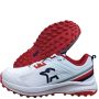 Kookaburra Pro 2.0 Rubber Cricket Shoes Red White