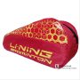 Lining ABDN144 Badminton Kit Bag Red and Yellow