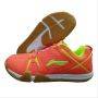 LI NING Idol AYTL079 Badminton Shoes Orange and Lime