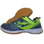 LiNing Camo Star Badminton Shoes Gray and Green