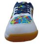 LiNing Camo Star Badminton Shoes White and Blue