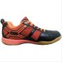 LI NING Cross Badminton Shoes Black and Orange