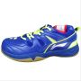 LiNing Alpha Badminton Shoes Blue and Lime