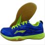 LiNing Jetta Badminton Shoes Blue and Lime