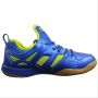 LI NING Brio Badminton Shoes Blue and Lime