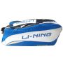 Li Ning ABDJ182 3 Badminton kit Bag Blue and White