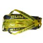 LiNing ABDG352 Badminton Kit bag Black and Yellow