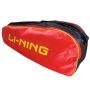 LiNing ABDJ222 Badminton Kit bag Red and Yellow