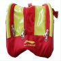 Li Ning ABJG144 Badminton kit Bag Red Silver and Lime