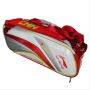 Li Ning ABJQ052 Professional Badminton Kit Bag Red Silver and Lime