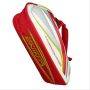 Li Ning ABJQ052 Professional Badminton Kit Bag Red Silver and Lime