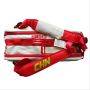 Li Ning ABJQ052 Professional Badminton Kit Bag Red Silver and Lime