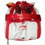 Li Ning ABJQ052 Professional Badminton Kit Bag Red Silver and Lime