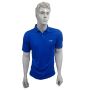LiNing T Shirt Color Neck with Half sleeve Size Large Blue