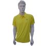 LiNing T Shirt Mens polo Tee half sleeve Yellow Size XL