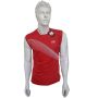 LiNing T Shirt Round Neck with sleeveless Red Size Large