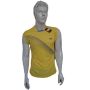 LiNing T Shirt Round Neck with sleeveless Yellow Size Large