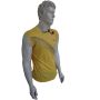 LiNing T Shirt Round Neck with sleeveless Yellow Size Large