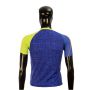 LiNing T Shirt Round Neck with Half sleeve Blue and Green Size Large