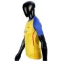 LiNing T Shirt Round Neck with Half sleeve Yellow and Blue Size Extra Large