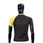 LiNing T Shirt Round Neck with Half sleeve Black and Yellow Size Large