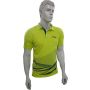 LiNing T Shirt color Neck with Half sleeve Lime and Blue Size Large