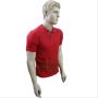 LiNing T Shirt color Neck with Half sleeve Red Size Large