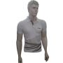 LiNing T Shirt color Neck with Half sleeve White Size Small