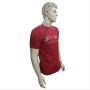 LiNing T Shirt Round Neck with Half sleeve Red STR1 Size Medium