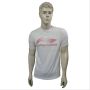 LiNing T Shirt Round Neck with Half sleeve White STR1 Size XL
