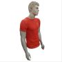 LiNing T Shirt Ladies polo Tee Round Neck With Half Sleeve Orange Size XL