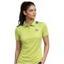 LiNing T Shirt Ladies polo Tee half sleeve Lime Size XL