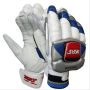MRF Unique Cricket Batting Gloves White Blue