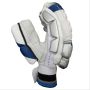 MRF Unique Cricket Batting Gloves White Blue