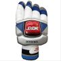 MRF Unique Cricket Batting Gloves White Blue