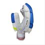 MRF Drive Cricket Batting Gloves White Blue and Green
