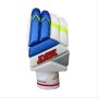 MRF Drive Cricket Batting Gloves White Blue and Green