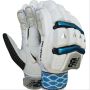 New Balance Burn Plus Cricket Batting Gloves Sky Blue and White