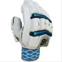 New Balance Burn Plus Cricket Batting Gloves Sky Blue and White