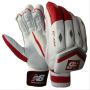 New Balance TC 460 Cricket Batting Gloves White Red