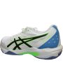 Asics Gel Rocket 11 Badminton Shoes White lime blue
